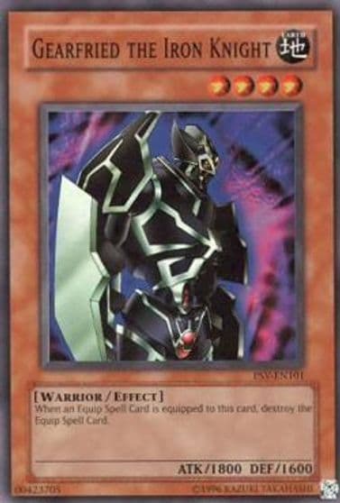 Gearfried the Iron Knight Pharaoh's Servant (Worldwide English) Yu-Gi-Oh! card