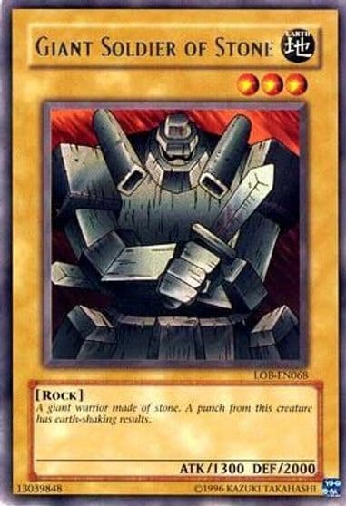 Giant Soldier of Stone Legend of Blue Eyes White Dragon (Worldwide English) Yu-Gi-Oh! card