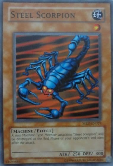 Steel Scorpion Metal Raiders (Worldwide English) Yu-Gi-Oh! card