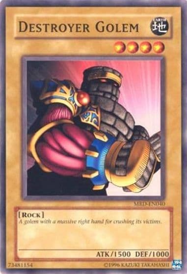 Destroyer Golem Metal Raiders (Worldwide English) Yu-Gi-Oh! card