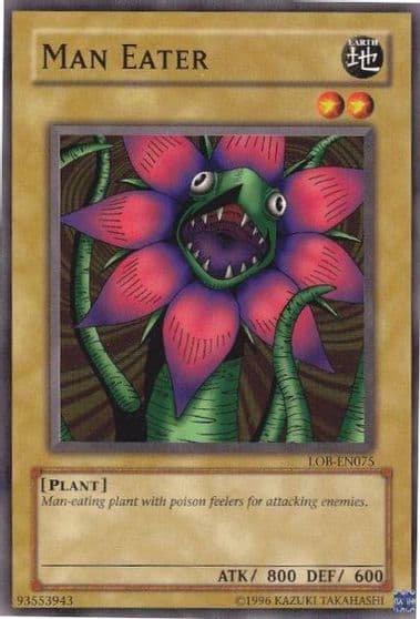 Man Eater Legend of Blue Eyes White Dragon (Worldwide English) Yu-Gi-Oh! card