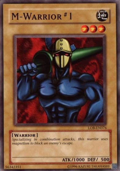 M Warrior 1 Legend of Blue Eyes White Dragon (Worldwide English) Yu-Gi-Oh! card