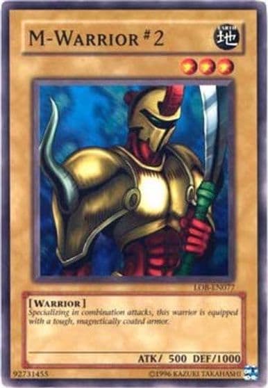 M Warrior 2 Legend of Blue Eyes White Dragon (Worldwide English) Yu-Gi-Oh! card