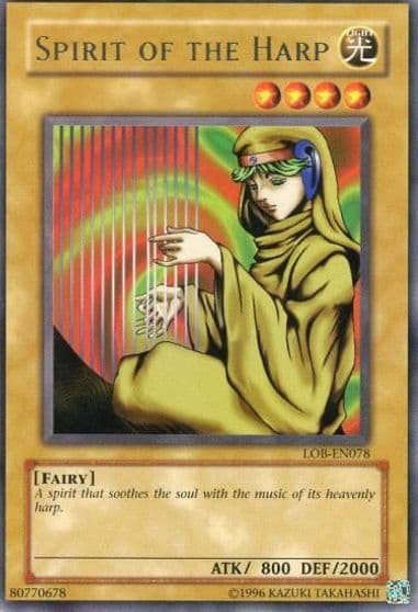 Spirit of the Harp Legend of Blue Eyes White Dragon (Worldwide English) Yu-Gi-Oh! card