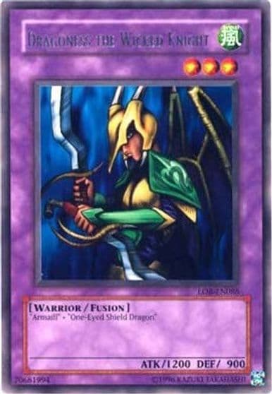 Dragoness the Wicked Knight Legend of Blue Eyes White Dragon (Worldwide English) Yu-Gi-Oh! card