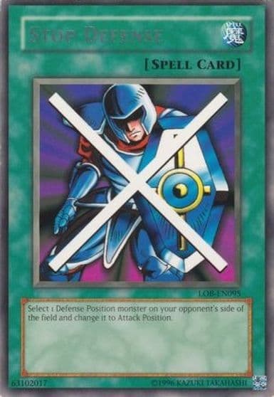 Stop Defense Legend of Blue Eyes White Dragon (Worldwide English) Yu-Gi-Oh! card