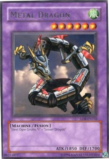 Metal Dragon Legend of Blue Eyes White Dragon (Worldwide English) Yu-Gi-Oh! card