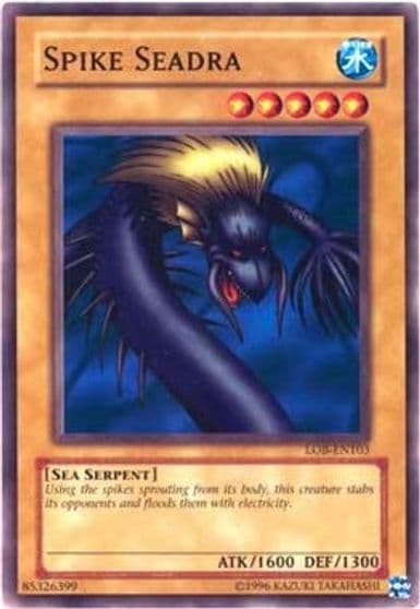 Spike Seadra Legend of Blue Eyes White Dragon (Worldwide English) Yu-Gi-Oh! card