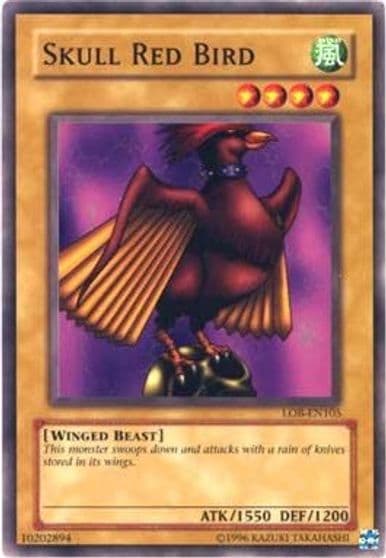 Skull Red Bird Legend of Blue Eyes White Dragon (Worldwide English) Yu-Gi-Oh! card