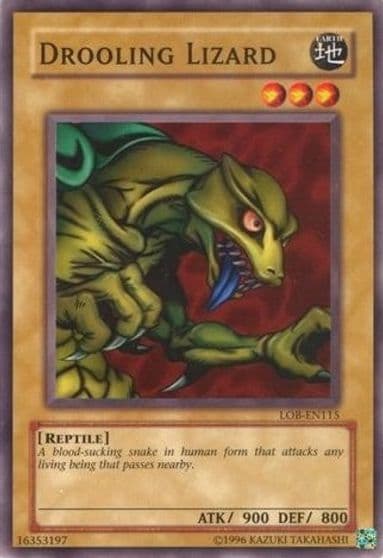 Drooling Lizard Legend of Blue Eyes White Dragon (Worldwide English) Yu-Gi-Oh! card