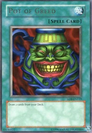Pot of Greed Legend of Blue Eyes White Dragon (Worldwide English) Yu-Gi-Oh! card