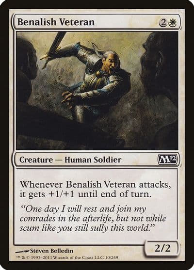 Benalish Veteran Magic 2012 (M12) Magic card