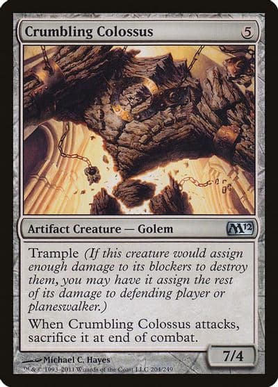 Crumbling Colossus Magic 2012 (M12) Magic card