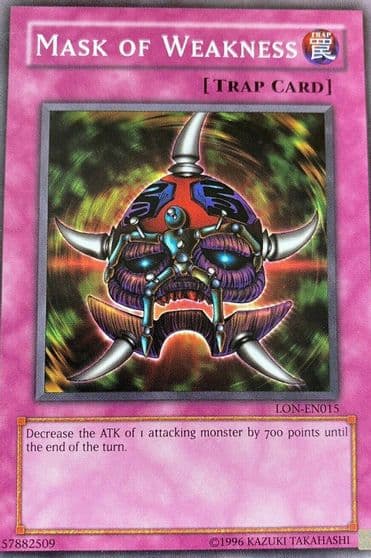 Mask of Weakness Labyrinth of Nightmare (Worldwide English) Yu-Gi-Oh! card