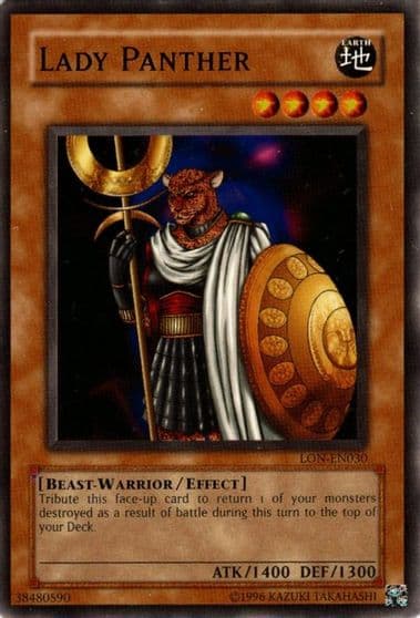 Lady Panther Labyrinth of Nightmare (Worldwide English) Yu-Gi-Oh! card