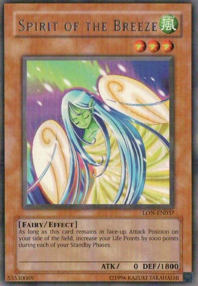 Spirit of the Breeze Labyrinth of Nightmare (Worldwide English) Yu-Gi-Oh! card