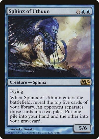 Sphinx of Uthuun Magic 2012 (M12) Magic card