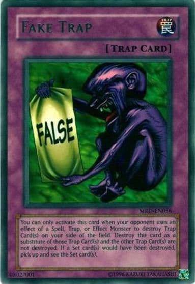 Fake Trap Metal Raiders (Worldwide English) Yu-Gi-Oh! card