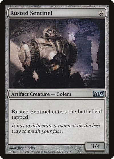 Rusted Sentinel Magic 2012 (M12) Magic card
