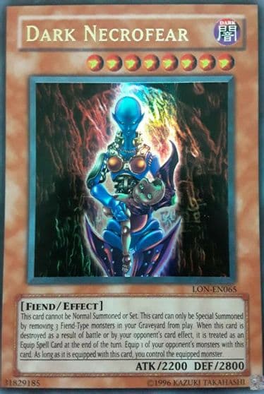 Dark Necrofear Labyrinth of Nightmare (Worldwide English) Yu-Gi-Oh! card