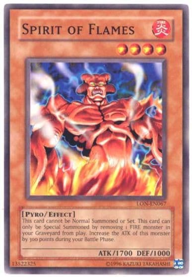 Spirit of Flames Labyrinth of Nightmare (Worldwide English) Yu-Gi-Oh! card