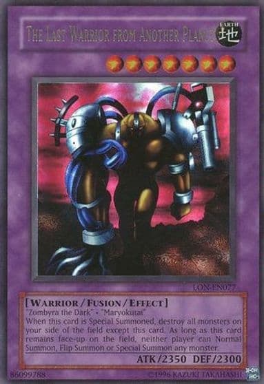 The Last Warrior from Another Planet Labyrinth of Nightmare (Worldwide English) Yu-Gi-Oh! card