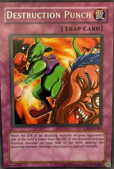 Destruction Punch Labyrinth of Nightmare (Worldwide English) Yu-Gi-Oh! card