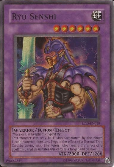 Ryu Senshi Legacy of Darkness (Worldwide English) Yu-Gi-Oh! card