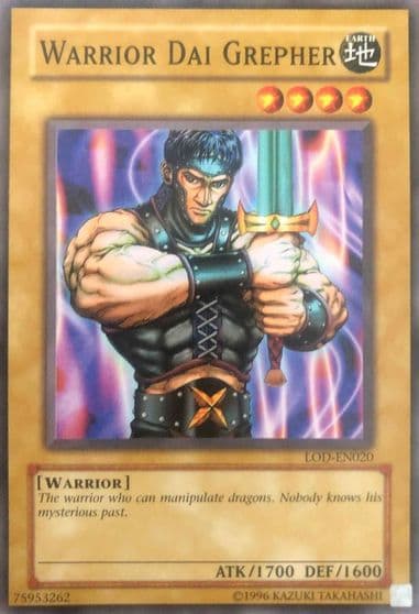 Warrior Dai Grepher Legacy of Darkness (Worldwide English) Yu-Gi-Oh! card