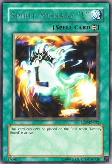 Spirit Message L Labyrinth of Nightmare (Worldwide English) Yu-Gi-Oh! card