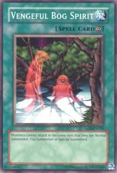 Vengeful Bog Spirit Labyrinth of Nightmare (Worldwide English) Yu-Gi-Oh! card