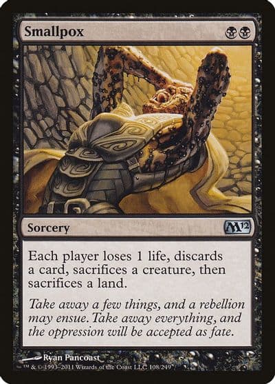 Smallpox Magic 2012 (M12) Magic card
