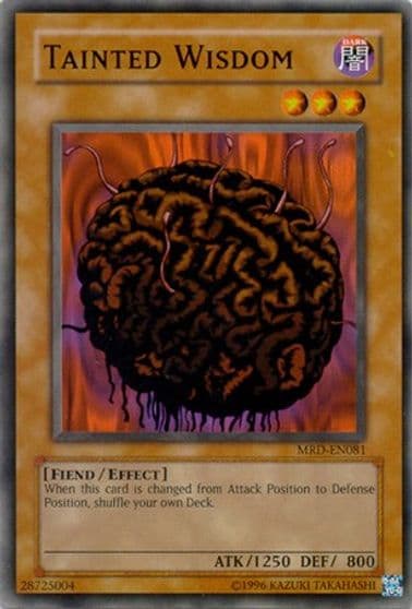 Tainted Wisdom Metal Raiders (Worldwide English) Yu-Gi-Oh! card