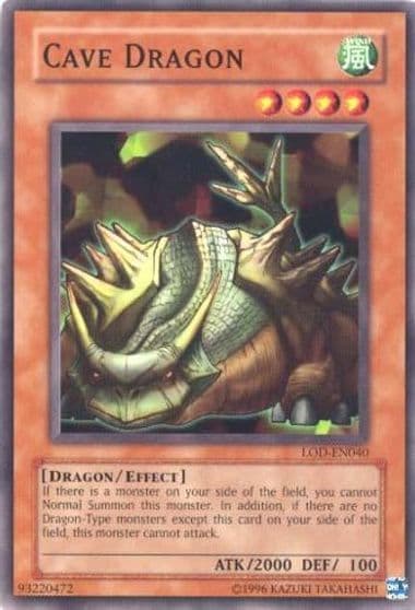 Cave Dragon Legacy of Darkness (Worldwide English) Yu-Gi-Oh! card