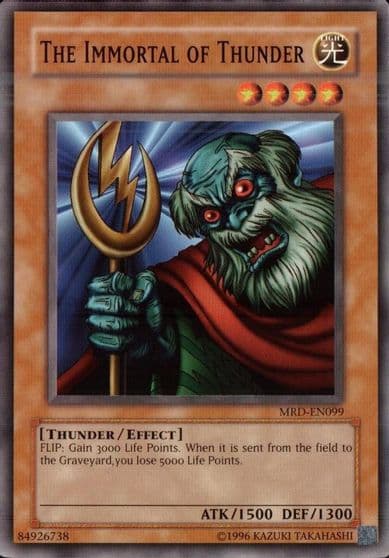 The Immortal of Thunder Metal Raiders (Worldwide English) Yu-Gi-Oh! card