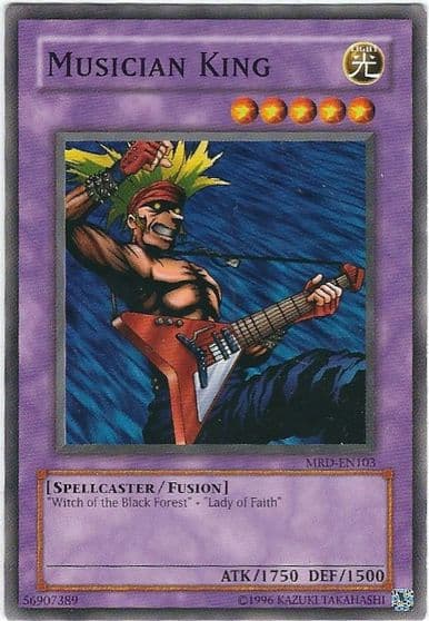 Musician King Metal Raiders (Worldwide English) Yu-Gi-Oh! card