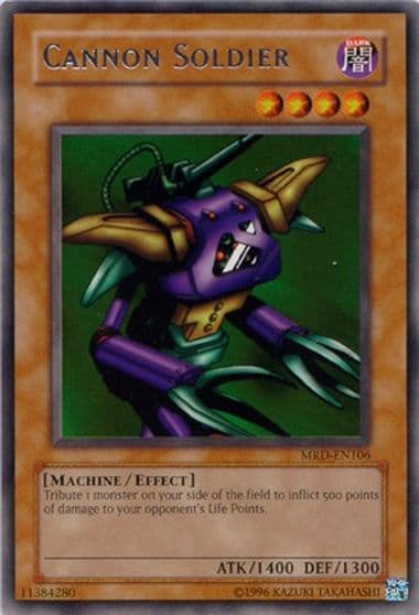 Cannon Soldier Metal Raiders (Worldwide English) Yu-Gi-Oh! card