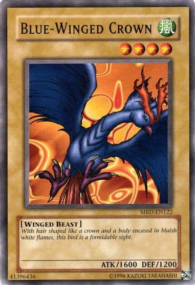 Blue Winged Crown Metal Raiders (Worldwide English) Yu-Gi-Oh! card