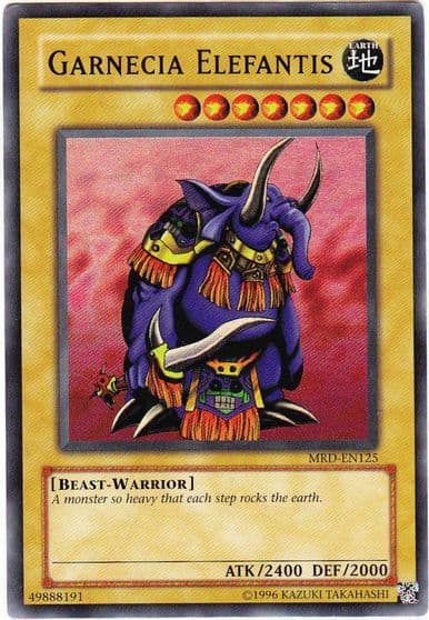 Garnecia Elefantis Metal Raiders (Worldwide English) Yu-Gi-Oh! card