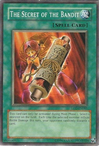 The Secret of the Bandit Legacy of Darkness (Worldwide English) Yu-Gi-Oh! card