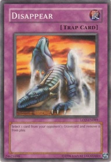 Disappear Legacy of Darkness (Worldwide English) Yu-Gi-Oh! card
