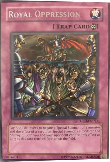 Royal Oppression Legacy of Darkness (Worldwide English) Yu-Gi-Oh! card