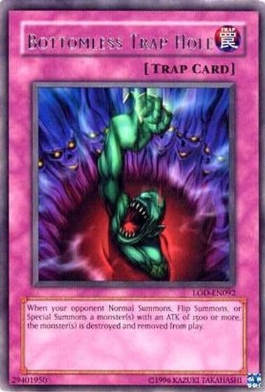 Bottomless Trap Hole Legacy of Darkness (Worldwide English) Yu-Gi-Oh! card