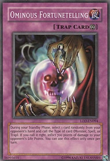 Ominous Fortunetelling Legacy of Darkness (Worldwide English) Yu-Gi-Oh! card