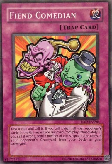 Fiend Comedian Legacy of Darkness (Worldwide English) Yu-Gi-Oh! card