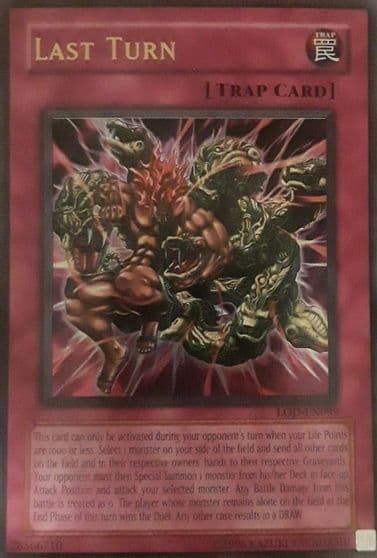 Last Turn Legacy of Darkness (Worldwide English) Yu-Gi-Oh! card