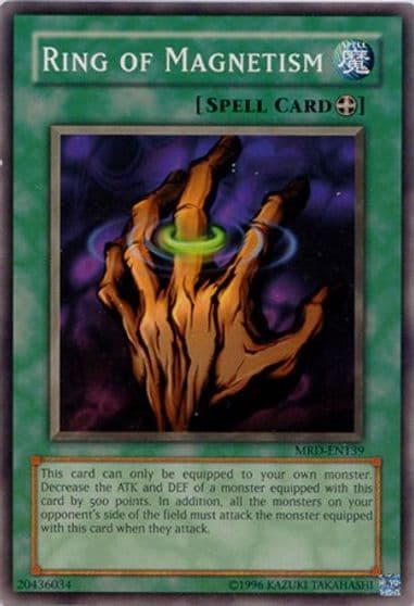 Ring of Magnetism Metal Raiders (Worldwide English) Yu-Gi-Oh! card