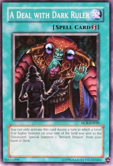 A Deal with Dark Ruler Dark Crisis (Worldwide English) Yu-Gi-Oh! card