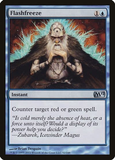 Flashfreeze Magic 2012 (M12) Magic card