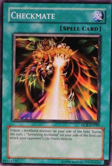 Checkmate Dark Crisis (Worldwide English) Yu-Gi-Oh! card